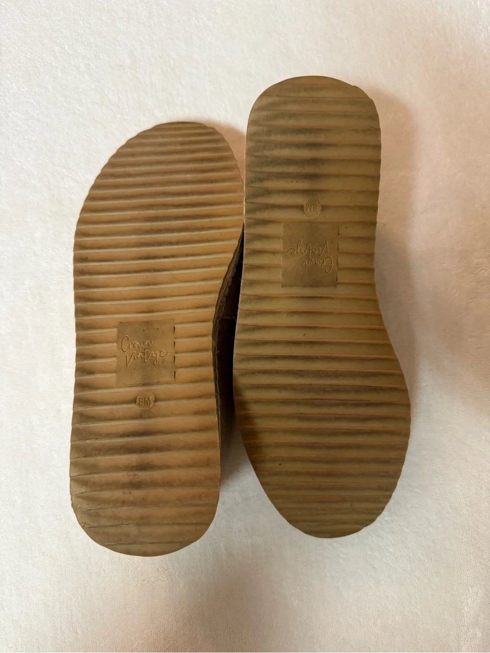Women's Metallic Taupe Slip-On Espadrilles